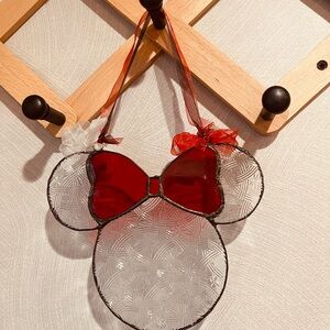 Disney Inspired Sun catcher Minnie Mouse Stained Glass